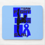 Team Fight Like A Girl Kick Rectal Cancer mousepads