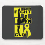 Team Fight Like A Girl Kick Sarcoma mousepads