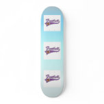 Team Football Purple T-shirts and Gifts Custom Skate Board