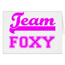 Team Foxy Greeting Cards