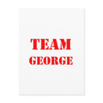 Team George Post Cards