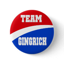 Team  Gingrich Campaign Button