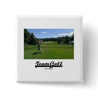 Team Golf (Golfer On Golf Course) button