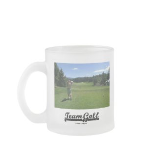 Team Golf (Golfer On Golf Course) mug