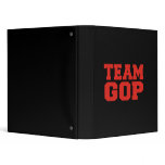 TEAM GOP 3 RING BINDER