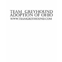 Team Greyhound Adoption Style 1 t-shirts