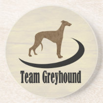 Team Greyhound Dog and Pet Logo Coasters
