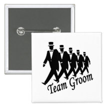 Team Groom Buttons