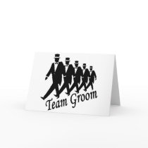 Team Groom cards
