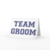 Team Groom Greeting Card
