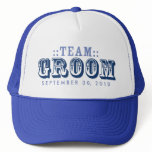 "TEAM GROOM" Customized Wedding Day Trucker Hat