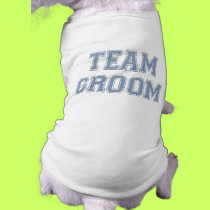 Team Groom dog t-shirt pet clothing by wedding_tshirts Team Groom dog t-shirt pet clothing