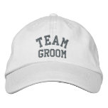 Team Groom Embroidered Baseball Cap