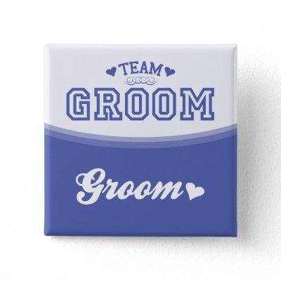 Team Groom Groom Button
