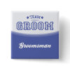 Team Groom-Groomsman (Stars) Button