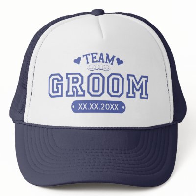Team Groom Hat by twoheartsshoppe
