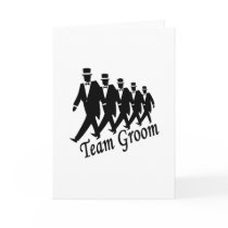 Team Groom (Men) Card