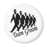 Team Groom (Men) Fridge Magnets