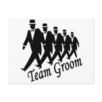 Team Groom (Men) postcards