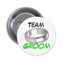 Team Groom Pinback Buttons