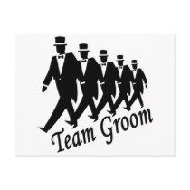 Team Groom postcards