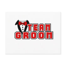 Team Groom postcards