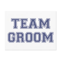 Team Groom Post Card