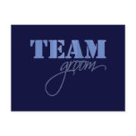 Team Groom theme Postcards