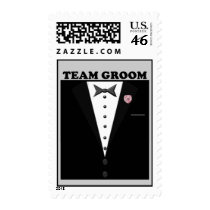 Team Groom (tuxedo) Postage Stamp