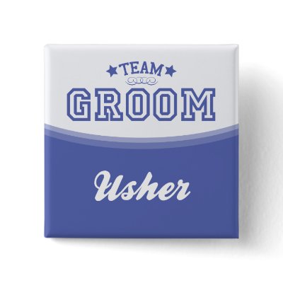 Team Groom-Usher (Stars) Button