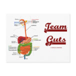 Team Guts (Digestive System Anatomical Humor) postcards