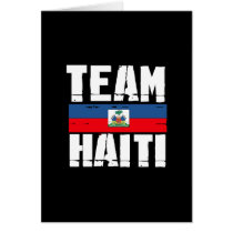 TEAM HAITI CARD
