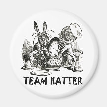 TEAM HATTER REFRIGERATOR MAGNETS