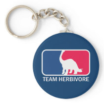 Team Herbivore Vegetarian Vegan Key Chain