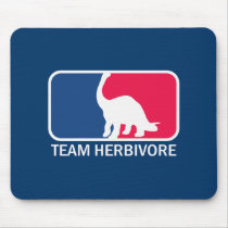 Team Herbivore Vegetarian Vegan Mouse Pads