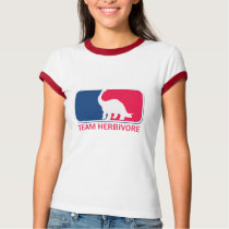 Team Herbivore Vegetarian Vegan t-shirts by BoogieMonst Team Herbivore Vegetarian Vegan t-shirts