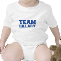 TEAM HILLARY CLINTON BLUE.png Bodysuits
