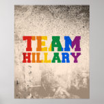 TEAM HILLARY PRIDE -.png Posters