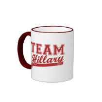 Team Hillary Red Mug
