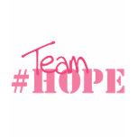 Team #hope t-shirts