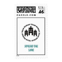 Team Human SPREAD THE LOVE Postage Stamps
