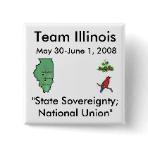 Team Illinios - State Moto buttons by keeshonden Team Illinios - State Moto buttons