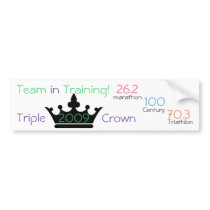Team in Training bumper stickers