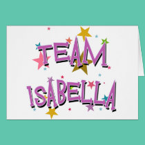 TEAM ISABELLA Customizable cards