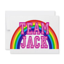 Team Jack invitations