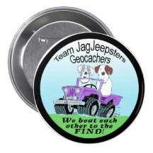 Team JagJeepsters Geocaching Badge Button