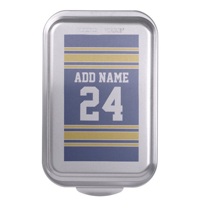 Team Jersey with Custom Name and Number Cake Pan 4/5