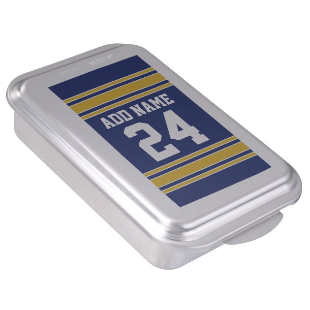 Team Jersey with Custom Name and Number Cake Pan
