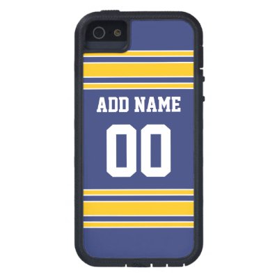 Team Jersey with Custom Name and Number iPhone 5 Covers