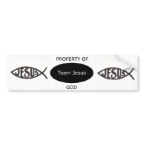 Team Jesus Bumper Stickers